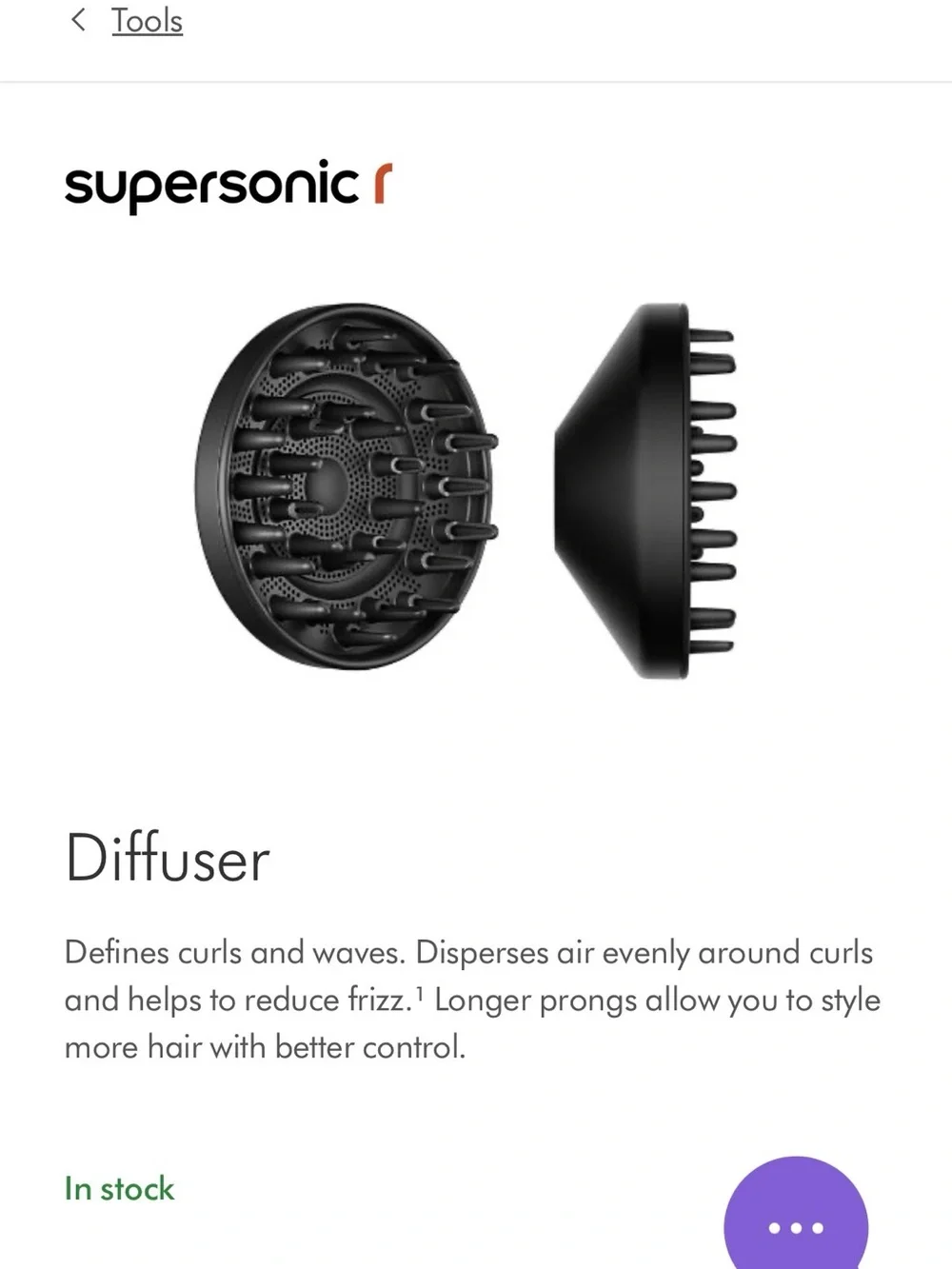 Dyson Supersonic Hair Dryer Attachments